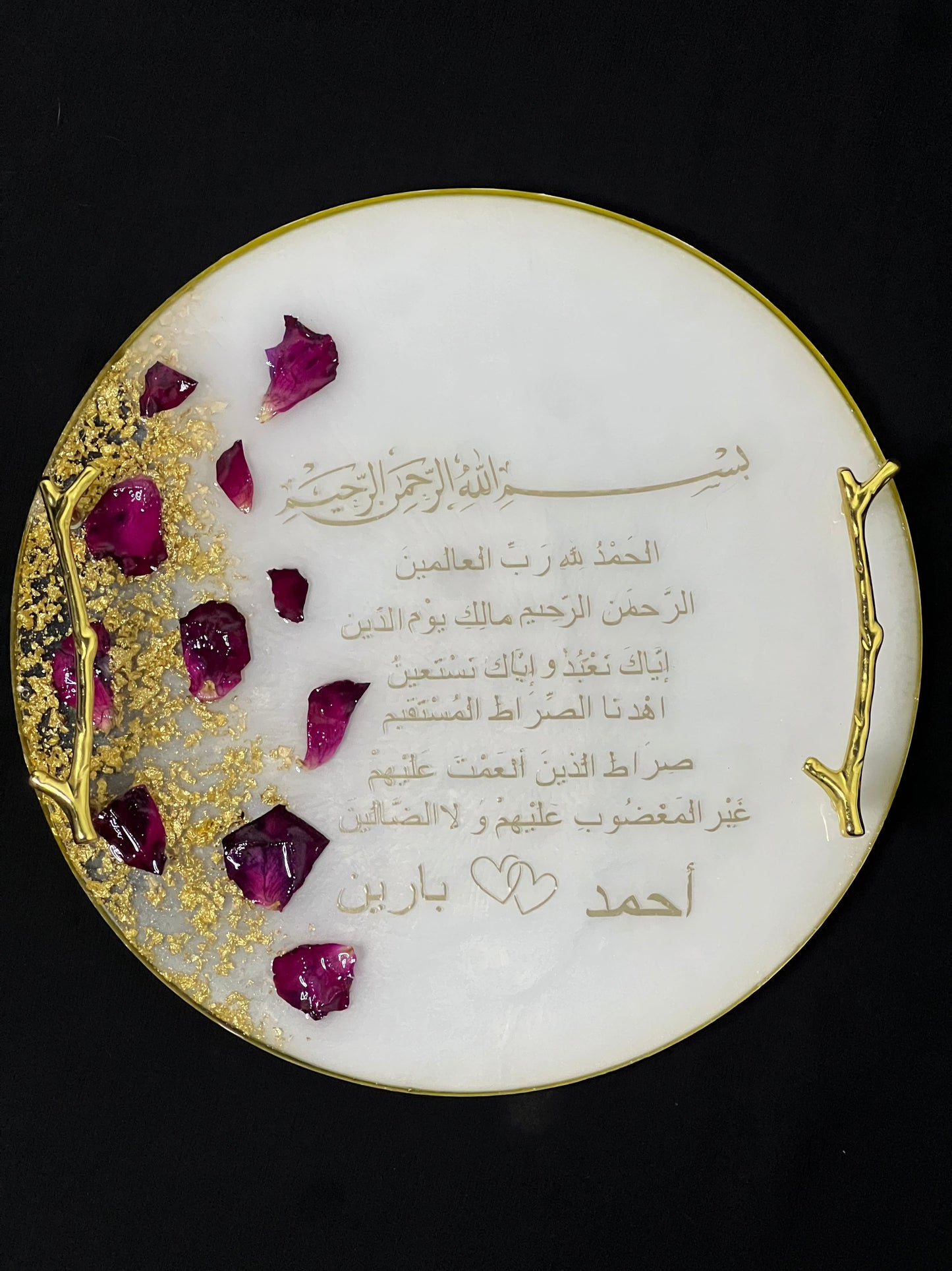 Elegant Personalized Resin gift Set for wedding or etc - Custom Design